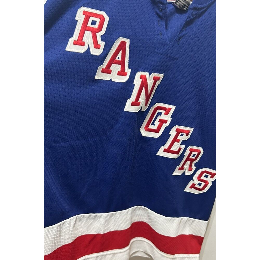 Vintage‎ New York Rangers Team Jersey CCM Blue Size Medium - Picture 3 of 11